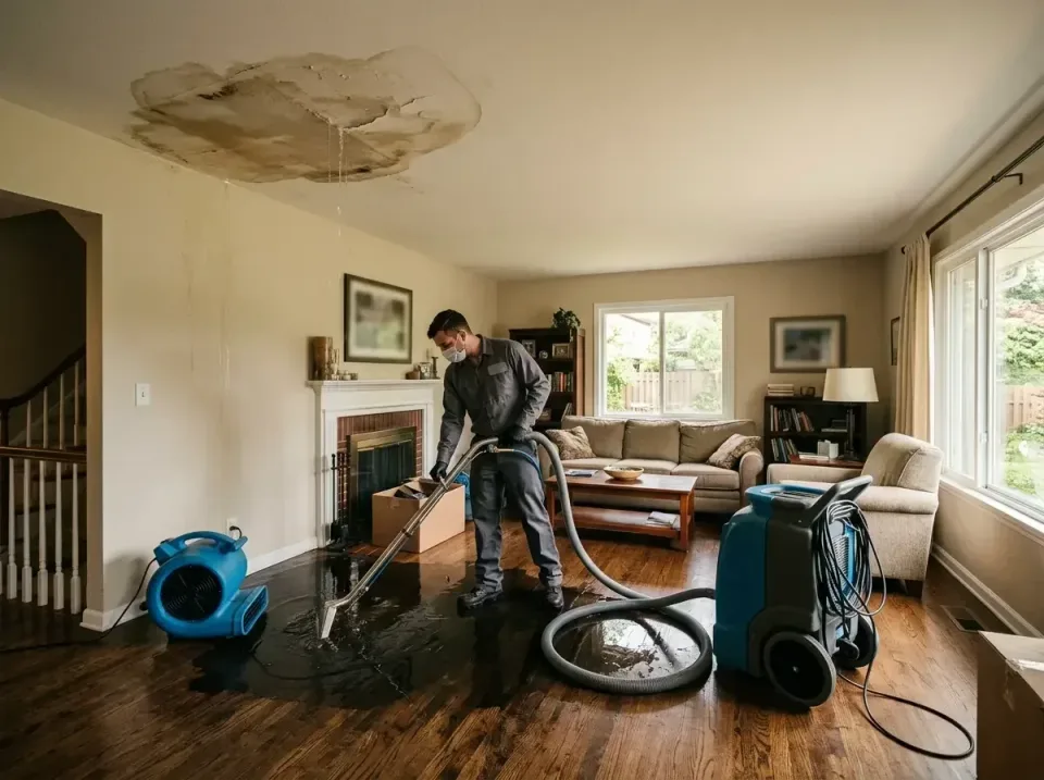 attic-pipe-burst-ceiling-drip-008 — frequently asked questions, Water Damage Restoration & Carpet Care in Bangor Base, WA
